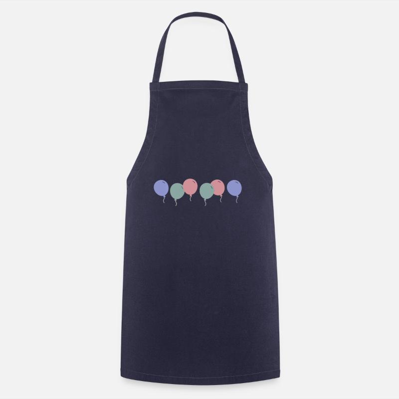 Pastel Ballons - Tablier de cuisine - marine