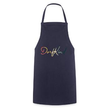 Dorfkind - Kochschürze - Navy - Vorne - AI Model Male 185 dark (185cm)