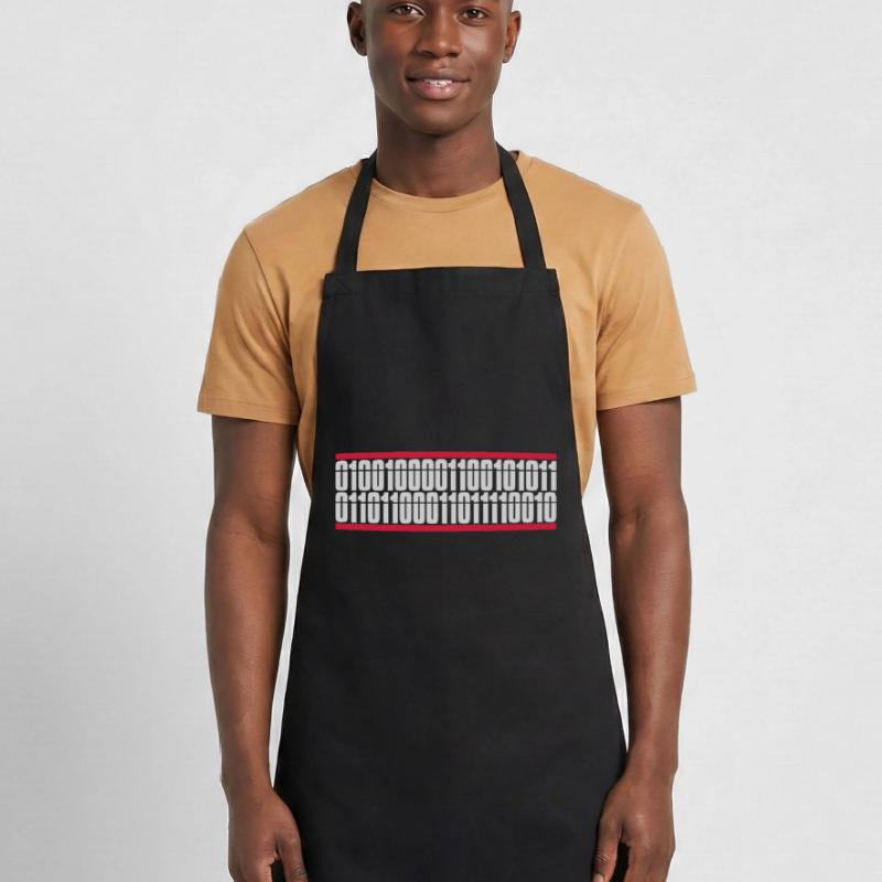 Binary Code Program Language Cooking Apron