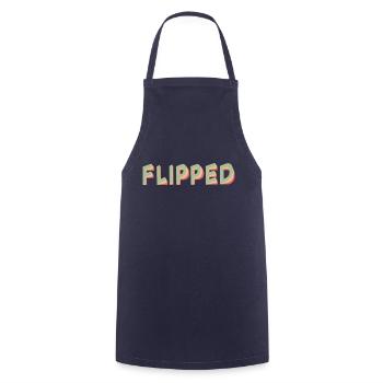 Flipped - Kochschürze - Navy - Vorne - AI Model Male 185 dark (185cm)
