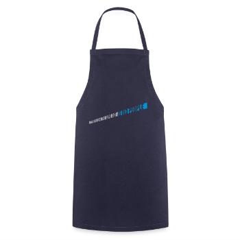 being old people age - Cooking Apron - navy - Front - AI Model Male 185 dark (185cm)