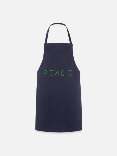 Peace und Frieden für jeden - Kochschürze - Navy