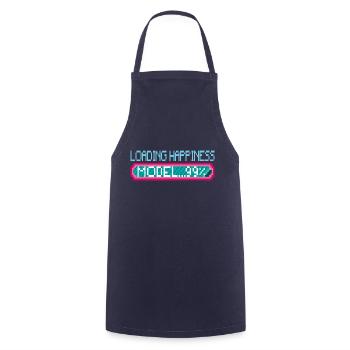 MODÈLE DE BONHEUR - Tablier de cuisine - marine - Devant - AI Model Male 185 dark (185cm)