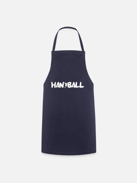 Handball - Back Center - Cooking Apron - navy