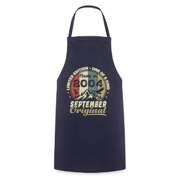 2004 - Legends are born September 2004 - Cooking Apron - navy - Front - AI Model Male 185 dark (185cm)