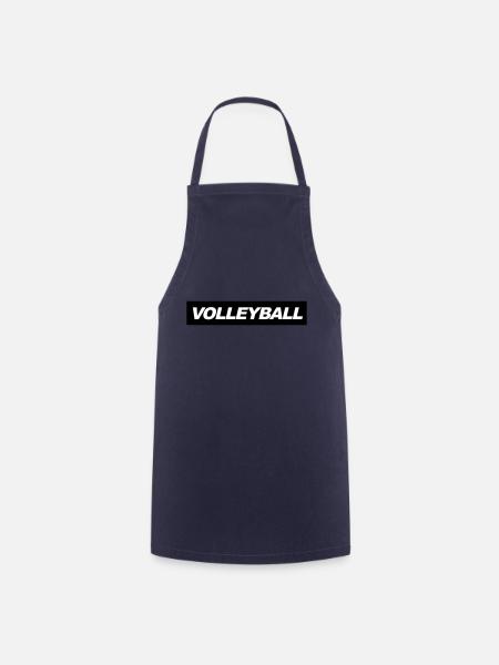 Volley-ball joueur de volley-ball - Tablier de cuisine - marine
