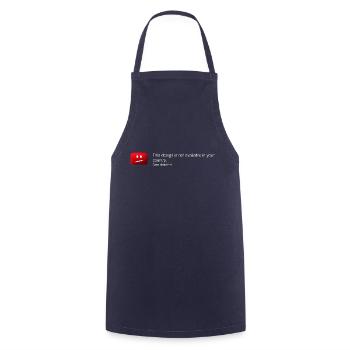 Design in Ihrem Land nicht verfügbar - Kochschürze - Navy - Vorne - AI Model Male 185 dark (185cm)