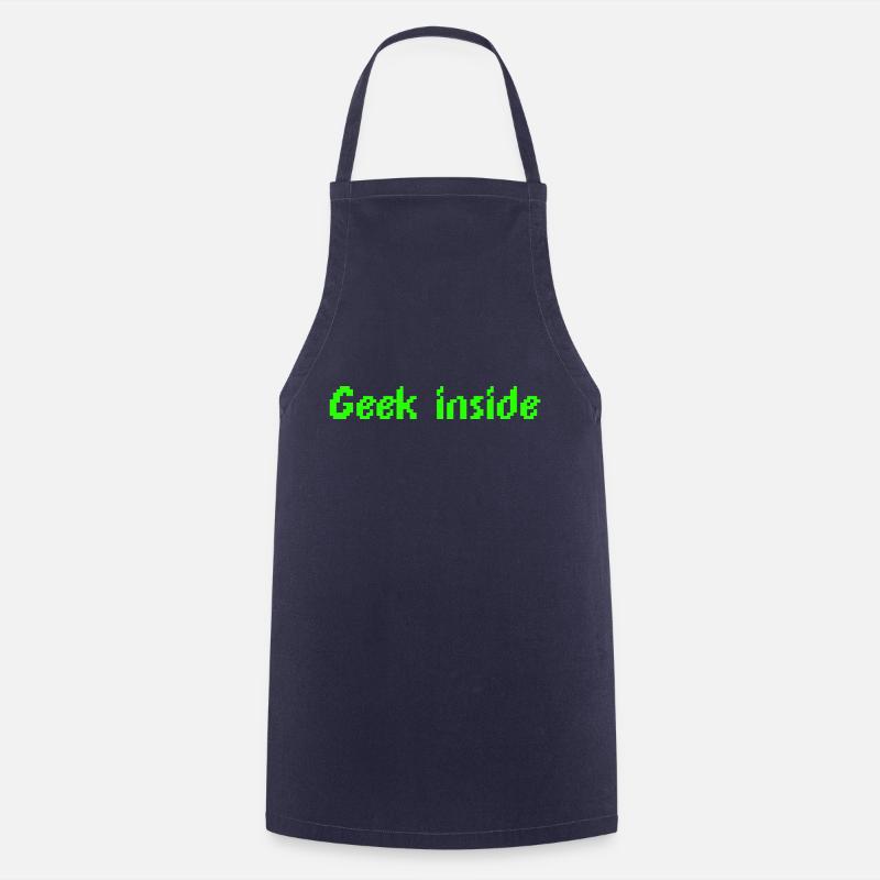 Geek à l’intérieur - Tablier de cuisine - marine
