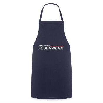 FEUERWEHR Modern - Freiwillige Feuerwehr FW05 - Kochschürze - Navy - Vorne - AI Model Male 185 dark (185cm)