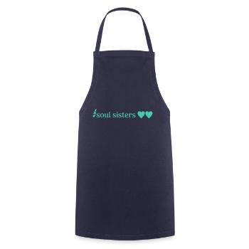friends - Cooking Apron - navy - Front - AI Model Male 185 dark (185cm)