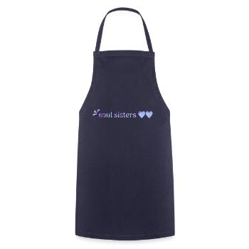 Âmes sœurs - Tablier de cuisine - marine - Devant - AI Model Male 185 dark (185cm)