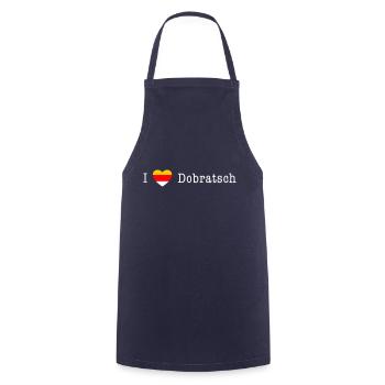 I love Dobratsch - "Carinthia Style" - Cooking Apron - navy - Front - AI Model Male 185 dark (185cm)