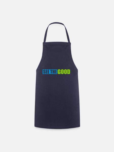 see the good Zitat - Kochschürze - Navy