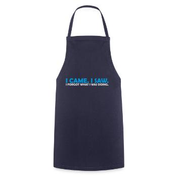 I came saw forget - Kochschürze - Navy - Vorne - AI Model Male 185 dark (185cm)