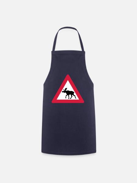 Avertissement Moose Connexion - Tablier de cuisine - marine