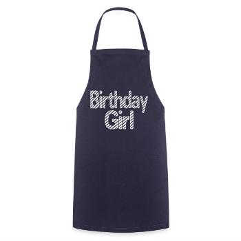 Birthday Girl - Kochschürze - Navy - Vorne - AI Model Male 185 dark (185cm)