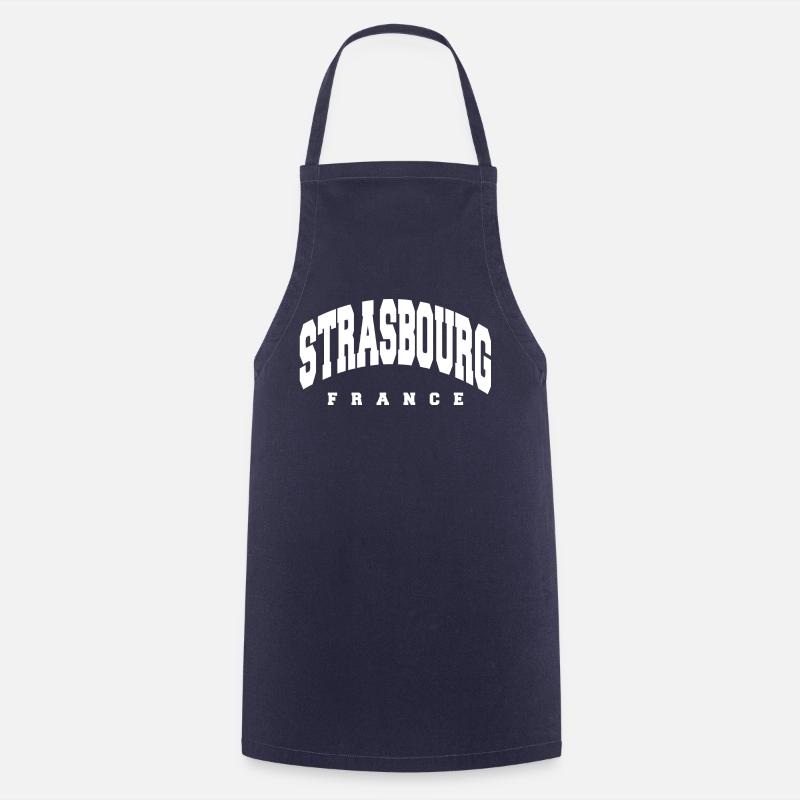 Strasbourg - Tablier de cuisine - marine