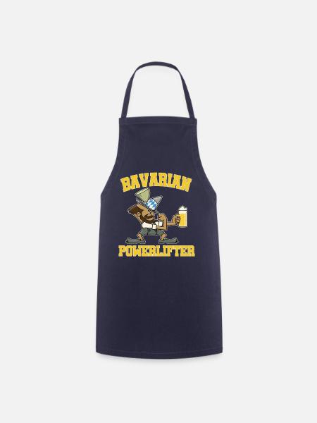 Bavarian Powerlifter - Kochschürze - Navy