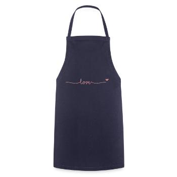 Amour - Tablier de cuisine - marine - Devant - AI Model Male 185 dark (185cm)