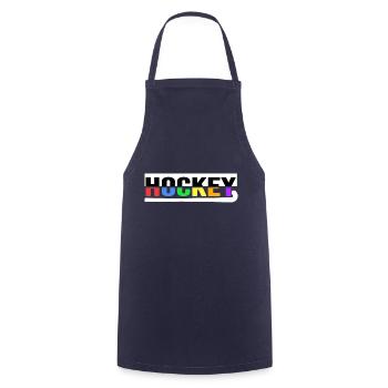 hockey field hockey field hockey indoor hockey 7m - Cooking Apron - navy - Front - AI Model Male 185 dark (185cm)