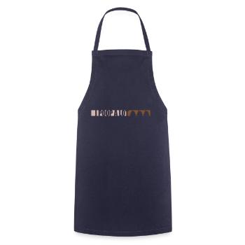 I poop a lot - Cooking Apron - navy - Front - AI Model Male 185 dark (185cm)
