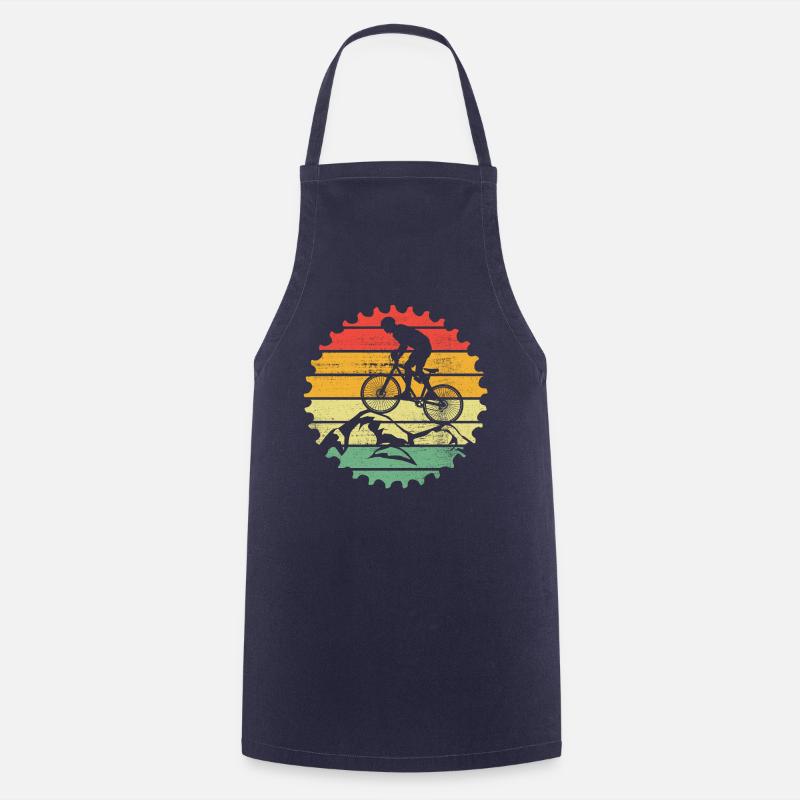 Retro VTT VTT VTT VTT VTT - Tablier de cuisine - marine