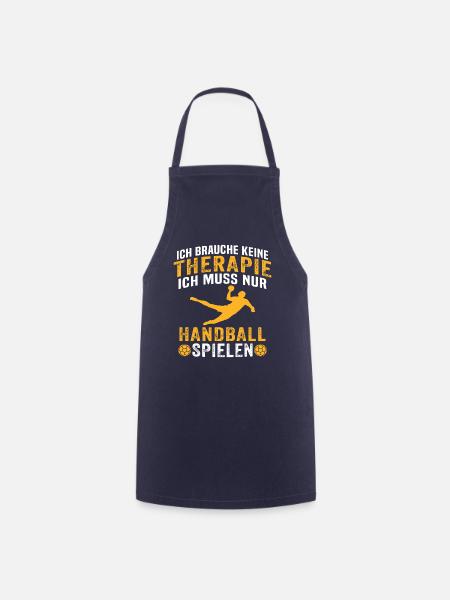 Ich muss nur Handball spielen - Kochschürze - Navy