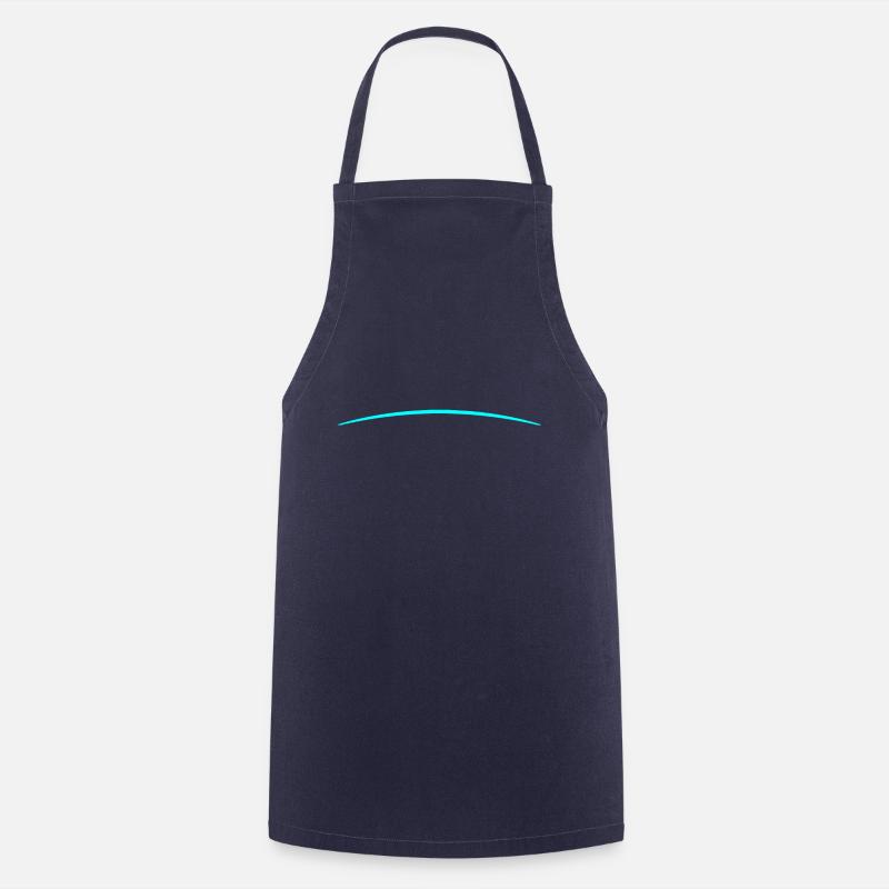 Ligne d'arc turquoise - Tablier de cuisine - marine