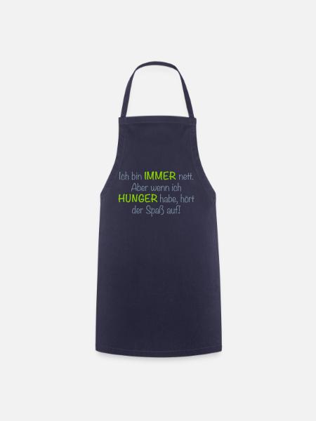 Immer Hunger - Kochschürze - Navy