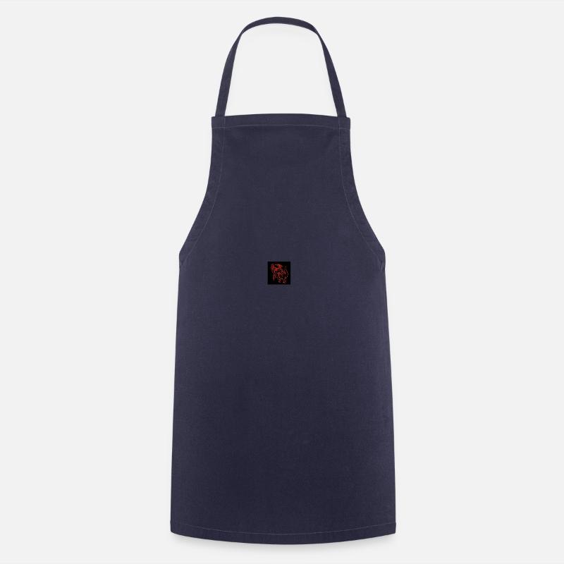 T Rex - Cooking Apron - navy