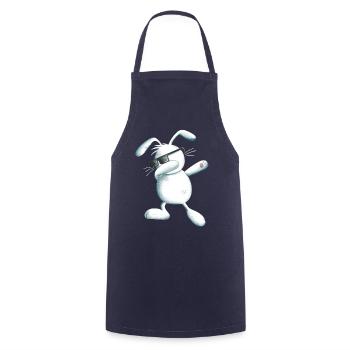 Dab Dance Bunny I Dabbing I Easter Gift - Cooking Apron - navy - Front - AI Model Male 185 dark (185cm)