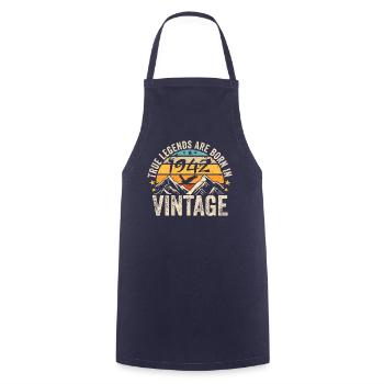 Vintage 1942 Vintage 1942 Birthday Gift - Cooking Apron - navy - Front - AI Model Male 185 dark (185cm)