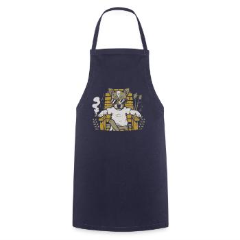 Amoureux Des Chiens - Cadeau Propriétaire de Chien - Tablier de cuisine - marine - Devant - AI Model Male 185 dark (185cm)