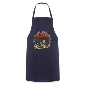 July 1998 Original 1998 July 1998 Gift - Cooking Apron - navy - Front - AI Model Male 185 dark (185cm)