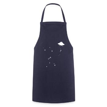 OVNI blanc Orion - Tablier de cuisine - marine - Devant - AI Model Male 185 dark (185cm)