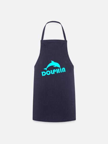Delphin - Kochschürze - Navy