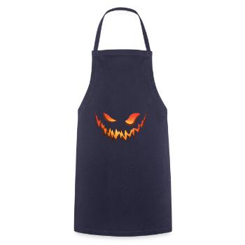 horrible monster for Halloween party - Cooking Apron - navy - Front - AI Model Male 185 dark (185cm)