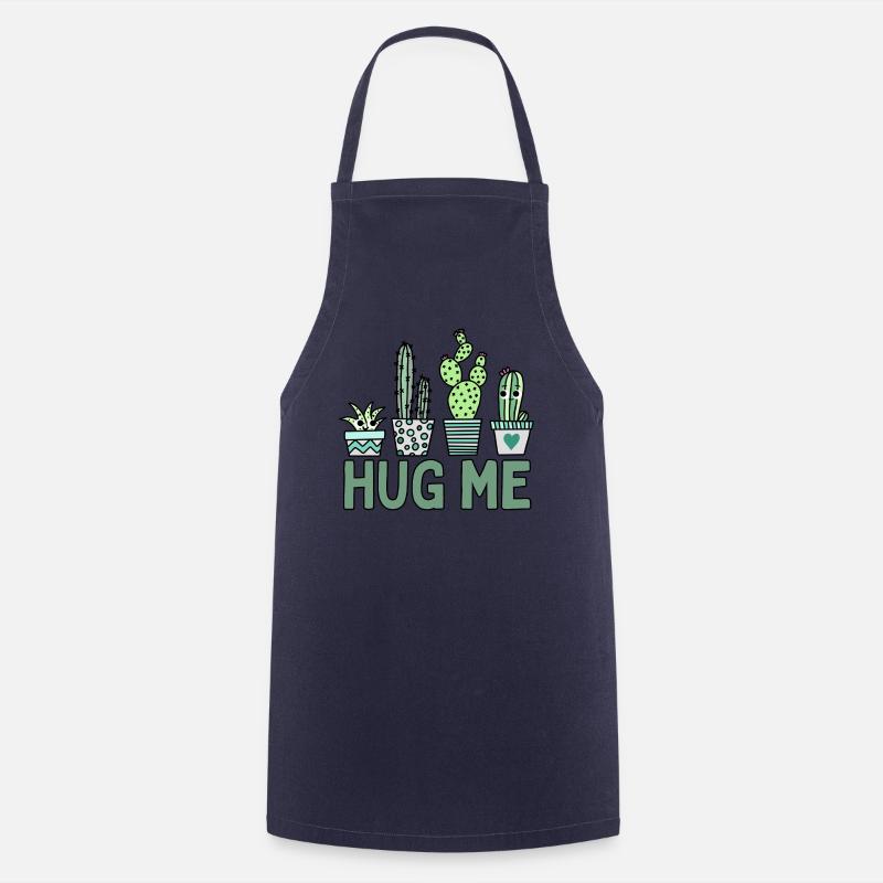 HUG ME / Cactus - Cooking Apron - navy