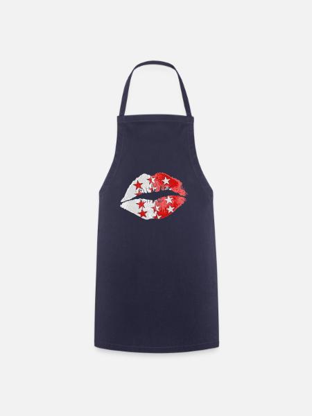 Kuss (Wallis) - Kochschürze - Navy