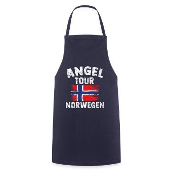 NORGE New - Angel Tour Norway Customizable - Cooking Apron - navy - Front - AI Model Male 185 dark (185cm)