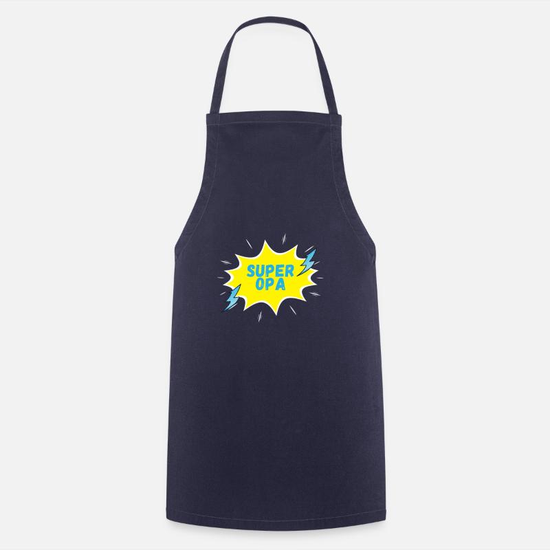 SUPER OPA! - Kochschürze - Navy