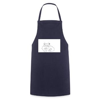 File important - Tablier de cuisine - marine - Devant - AI Model Male 185 dark (185cm)