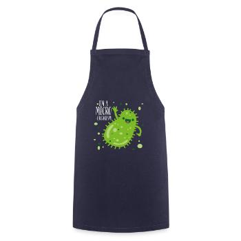 Biologie Zelle Lustig Spruch Geschenk - Kochschürze - Navy - Vorne - AI Model Male 185 dark (185cm)
