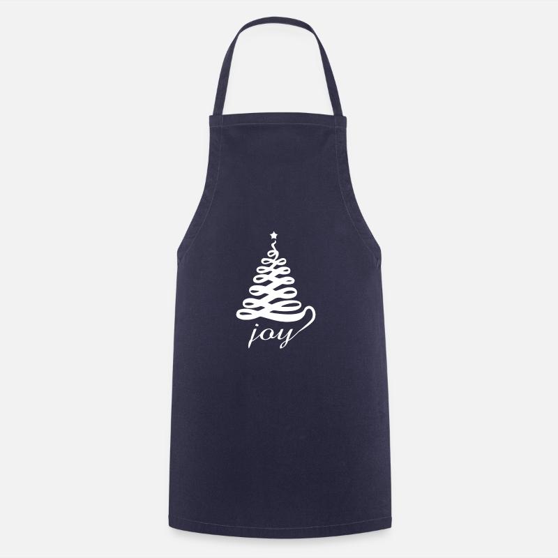Joy Weihnachten Geschenk - Kochschürze - Navy
