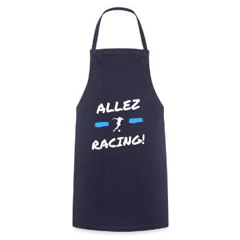Football Allez racing club de Strasbourg - Tablier de cuisine - marine - Devant - AI Model Male 185 dark (185cm)