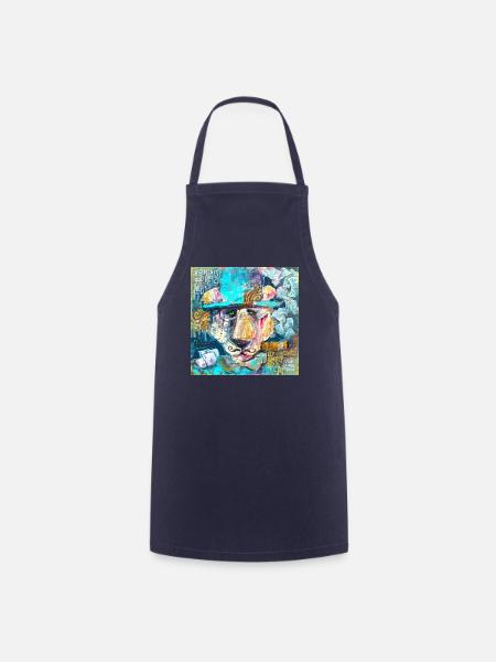 Bourgeois Löwe - Kochschürze - Navy