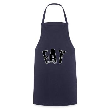Fat - Kochschürze - Navy - Vorne - AI Model Male 185 dark (185cm)