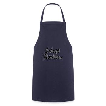 Scheiß Floristen - Kochschürze - Navy - Vorne - AI Model Male 185 dark (185cm)