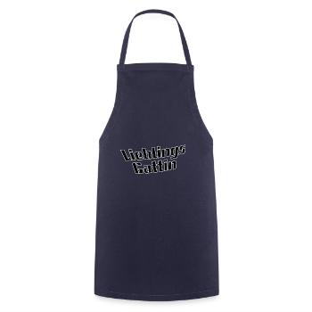 Lieblingsgattin - Kochschürze - Navy - Vorne - AI Model Male 185 dark (185cm)