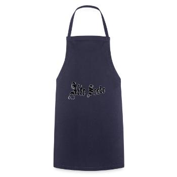 Alte Seele - Kochschürze - Navy - Vorne - AI Model Male 185 dark (185cm)